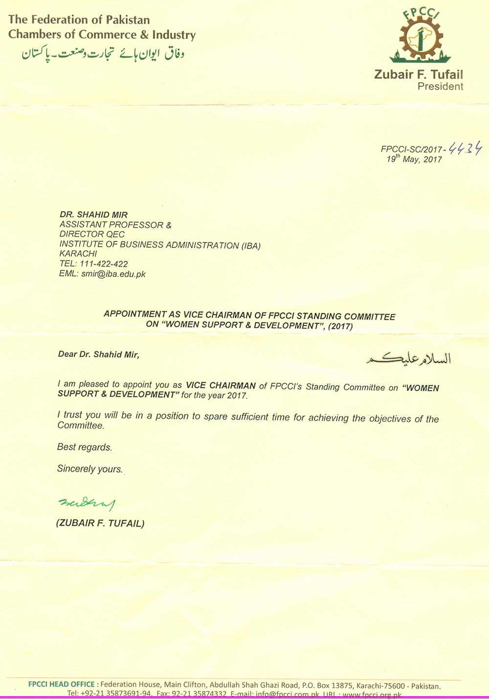 FPCC Chairman