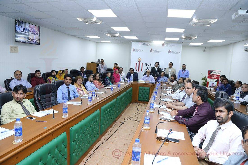 Seminar at Indus