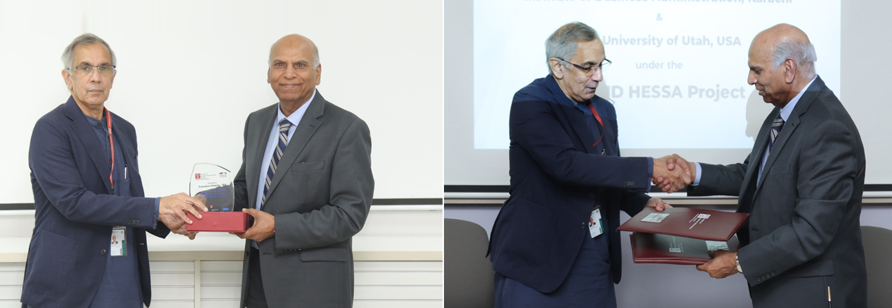 LOI signing of IBA Karachi and USAID under HESSA