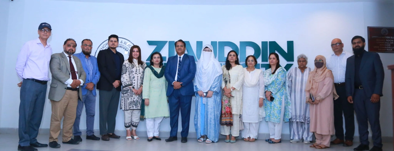 Manager AQE–IBA Karachi Contributes as External Reviewer in Ziauddin University Academic Evaluation Review for all MS & PhD Programs