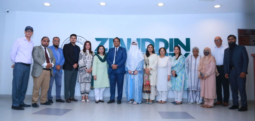 Manager AQE–IBA Karachi Contributes as External Reviewer in Ziauddin University Academic Evaluation Review for all MS & PhD Programs