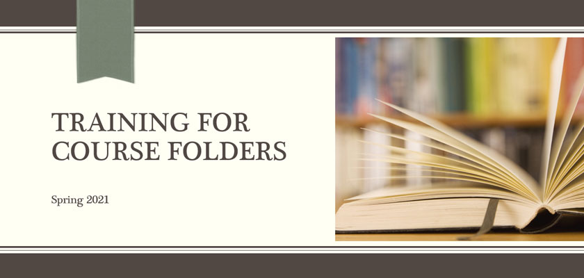 Training on How to Upload Course Folder on LMS